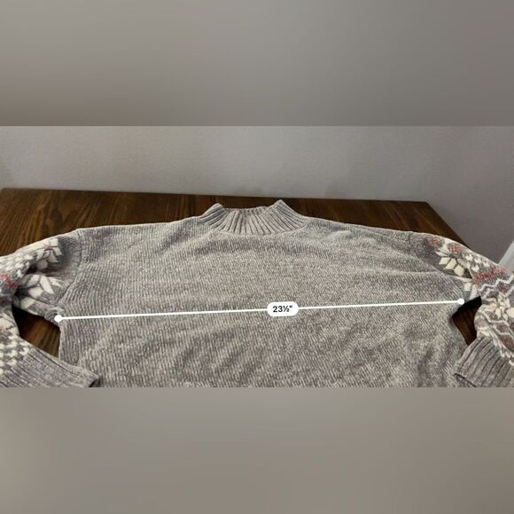 Christian Siriano New York Chunky‎ Chenille Snowflake Sweater Size Medium - Picture 12 of 12